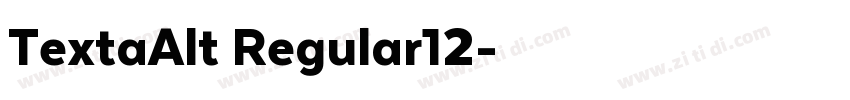 TextaAlt Regular12字体转换